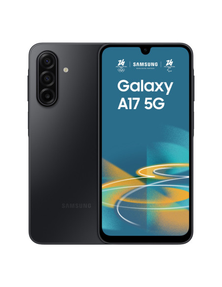 Samsung Galaxy A17 5G 17 cm (6.7") Ranura híbrida Dual SIM Android 15 USB Tipo C 4 GB 128 GB 5000 mAh Negro