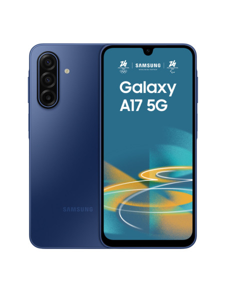 Samsung Galaxy A17 5G 17 cm (6.7") Ranura híbrida Dual SIM Android 15 USB Tipo C 4 GB 128 GB 5000 mAh Azul