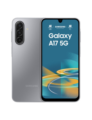 Samsung Galaxy A17 5G 17 cm (6.7") Ranura híbrida Dual SIM Android 15 USB Tipo C 4 GB 128 GB 5000 mAh Gris