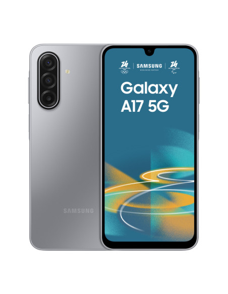 Samsung Galaxy A17 5G 17 cm (6.7") Ranura híbrida Dual SIM Android 15 USB Tipo C 4 GB 128 GB 5000 mAh Gris