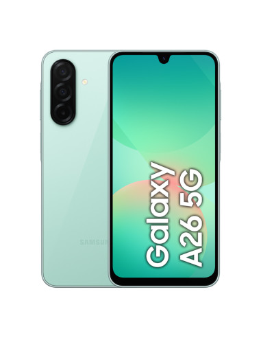 Samsung Galaxy A26 17 cm (6.7") Ranura híbrida Dual SIM Android 15 5G USB Tipo C 6 GB 128 GB 5000 mAh Color menta