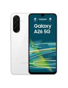 Samsung Galaxy A26 17 cm (6.7") Ranura híbrida Dual SIM Android 15 5G USB Tipo C 6 GB 128 GB 5000 mAh Blanco
