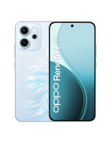 OPPO 14 F 5G Reno14 F 5G 16,7 cm (6.57") SIM doble Android 15 USB Tipo C 8 GB 256 GB 6000 mAh Azul