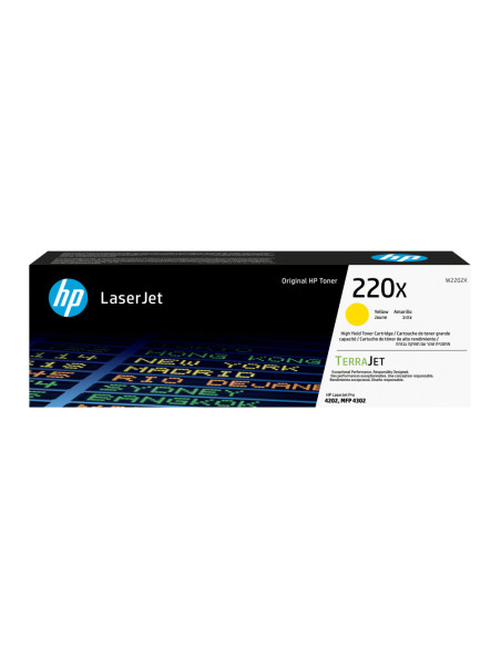 HP Cartucho de tóner Original LaserJet 220X amarillo