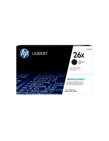 HP Cartucho de tóner original LaserJet 26X de alta capacidad negro