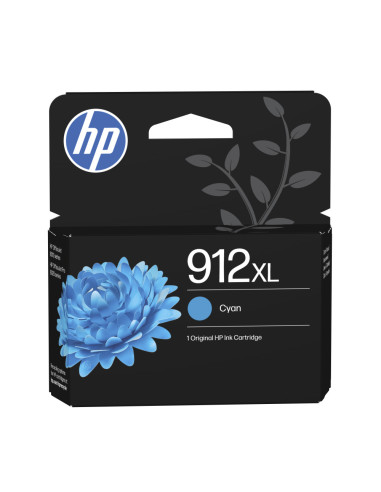HP Cartucho de tinta Original 912XL cian de alta capacidad