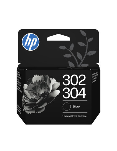 HP Paquete combinado de 2 cartuchos de tinta negra/tricolor 302/304