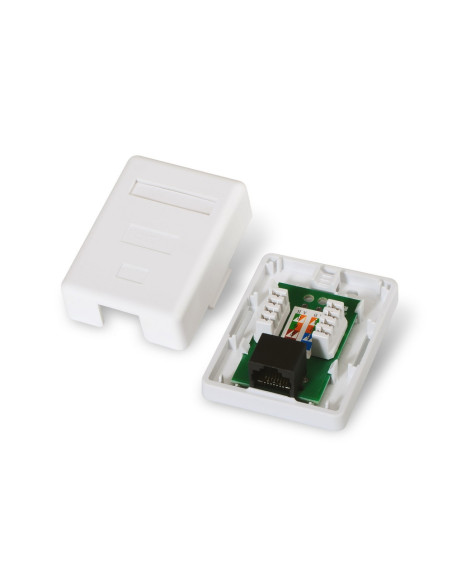 AISENS A139-0301 caja de conexiones de red Cat6 Blanco