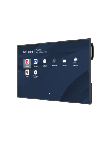 Viewsonic CDE4314-2C pantalla de señalización Pantalla plana para señalización digital 109,2 cm (43") LCD Wifi 500 cd / m² 4K Ul