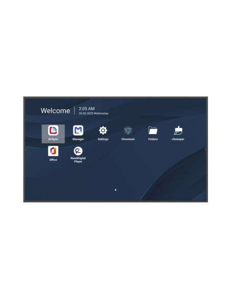 Viewsonic CDE6514-2C pantalla de señalización Pantalla plana para señalización digital 165,1 cm (65") LCD Wifi 500 cd / m² 4K Ul