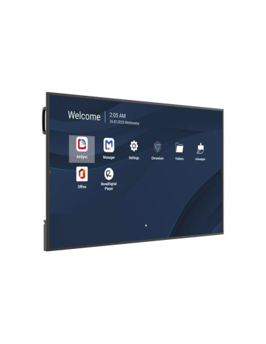 Viewsonic CDE6514-2C pantalla de señalización Pantalla plana para señalización digital 165,1 cm (65") LCD Wifi 500 cd / m² 4K Ul