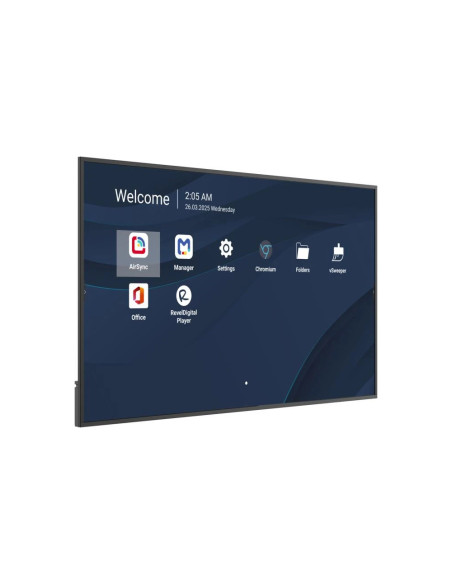 Viewsonic CDE7514-2C pantalla de señalización Pantalla plana para señalización digital 190,5 cm (75") LCD Wifi 500 cd / m² 4K Ul