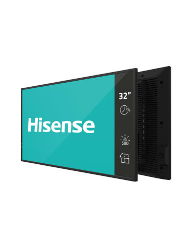 Hisense 32” Full HD IPS Digital Signage Display - 24/7 Operation Pizarra de caballete digital 81,3 cm (32") Wifi 500 cd / m² Neg