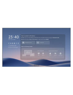 MAXHUB LP135F07 pantalla para sala de reuniones 3,43 m (135") 1920 x 1080 Pixeles LED Wi-Fi 6 (802.11ax) Negro Bluetooth