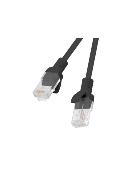 Lanberg PCU6-10CC-1000-BK cable de red Negro 10 m Cat6 U/UTP (UTP)