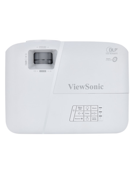 Viewsonic PA503S videoproyector Proyector de alcance estándar 3600 lúmenes ANSI DLP SVGA (800x600) Gris, Blanco