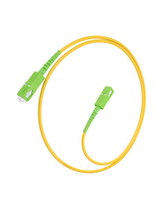 AISENS Cable Fibra Óptica Latiguillo G657A2 3.0 9/125 SMF Simplex CPR DCA LSZH, SC/APC-SC/APC, Amarillo, 1.0m 2