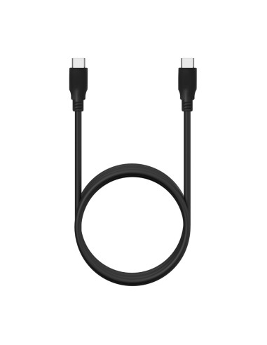 AISENS Cable USB 3.2 Gen2x2 20Gbps 8k@30Hz 5A 100w E-Marker, Tipo USB-C/M-USB-C/M, Negro, 0.6m