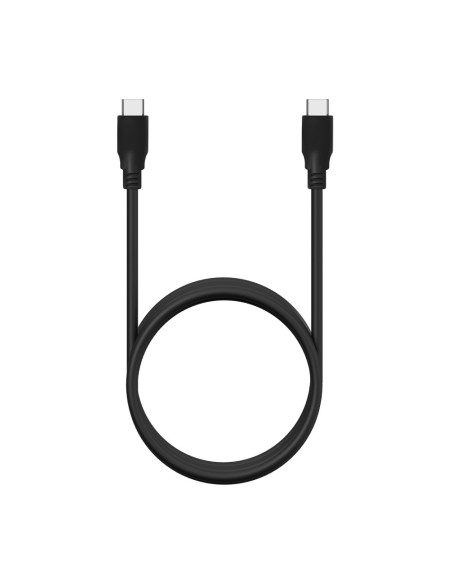 AISENS Cable USB 3.2 Gen2x2 20Gbps 8k@30Hz 5A 100w E-Marker, Tipo USB-C/M-USB-C/M, Negro, 0.6m