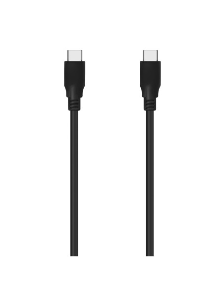 AISENS Cable USB 3.2 Gen2x2 20Gbps 8k@30Hz 5A 100W E-Marker, Tipo USB-C/M-USB-C/M, Negro, 1.5m
