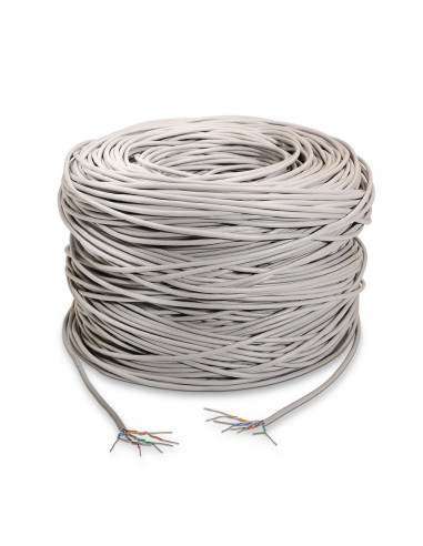 AISENS A133-0208 cable de red Gris 100 m Cat5e U/UTP (UTP)