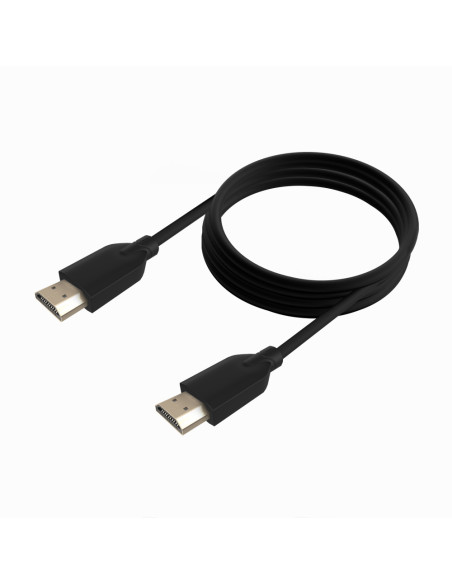 AISENS Cable HDMI V2.0 CCS Premium Alta Velocidad / Hec 4K@60Hz 18Gbps, A/M-A/M, Negro, 2.0m