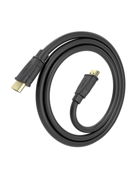 AISENS Cable HDMI V2.1 CCS Ultra Alta Velocidad / HEC 8K@60Hz 48Gbps, A/M-A/M, Negro, 1.0m