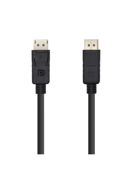 AISENS Cable Displayport V1.2 4K@60HZ, DP/M-DP/M, Negro, 5.0m