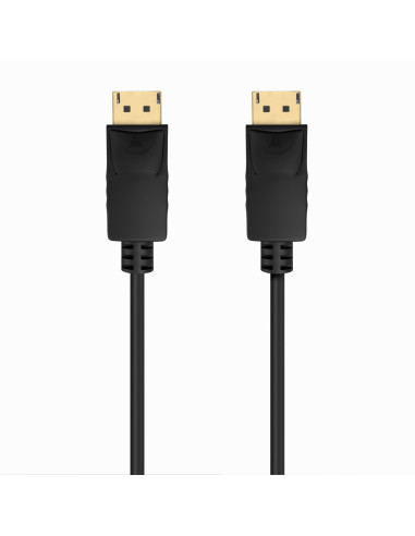 AISENS Cable DISPLAYPORT V1.2 CCS 4K@60Hz, DP/M-DP/M, Negro, 0.5m