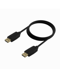 AISENS Cable DISPLAYPORT V1.2 CCS 4K@60Hz, DP/M-DP/M, Negro, 1.5m 2