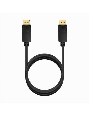 AISENS Cable DISPLAYPORT V1.2 CCS 4K@60Hz, DP/M-DP/M, Negro, 1.5m