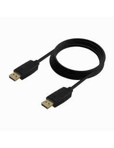 AISENS Cable DISPLAYPORT V1.2 CCS 4K@60Hz, DP/M-DP/M, Negro, 2.0m 2