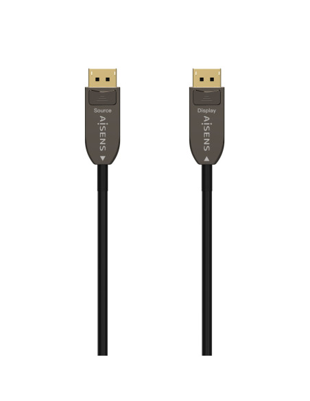 AISENS A155-0608 cable DisplayPort 20 m Negro