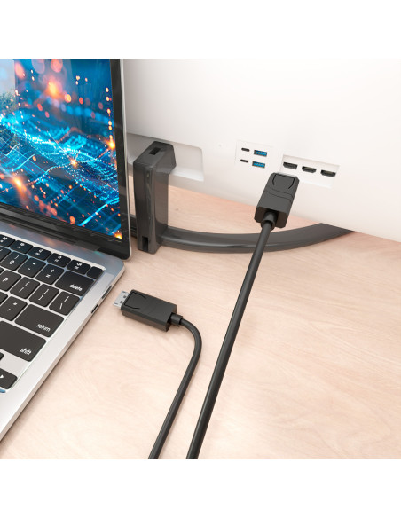 AISENS Cable DisplayPort CCS V1.4 8K@60Hz, DP/M-DP/M, Negro, 3.0m