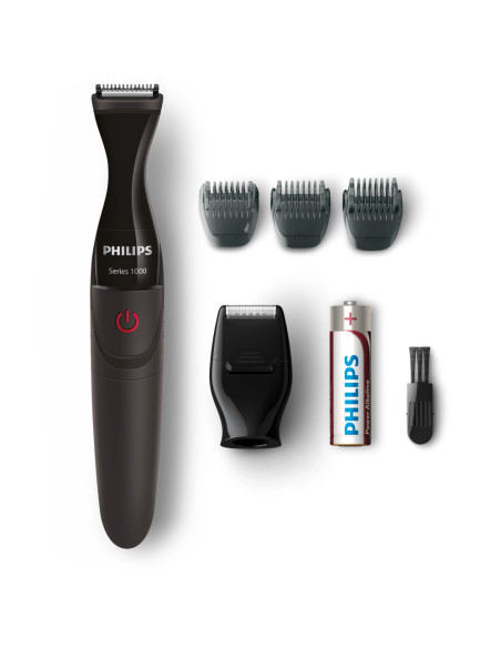 Philips MULTIGROOM Series 1000 MG1100/16 Perfilador de barba potente y preciso