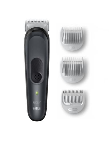 Braun Series 3 BG3350 afeitadora corporal Negro, Gris