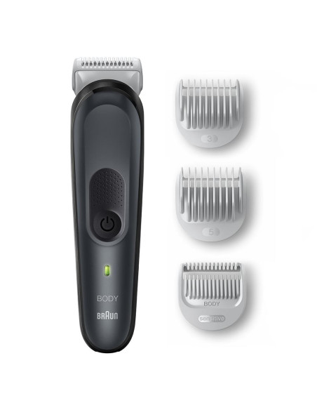 Braun Series 3 BG3350 afeitadora corporal Negro, Gris