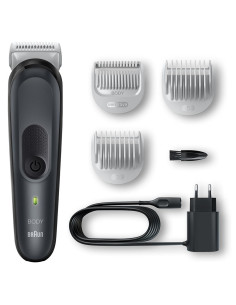Braun Series 3 BG3350 afeitadora corporal Negro, Gris 2