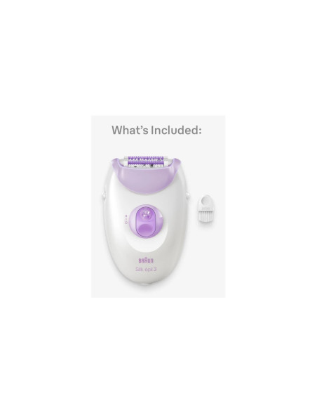 Braun Silk-épil 3 3-000 20 pinzas Púrpura, Blanco