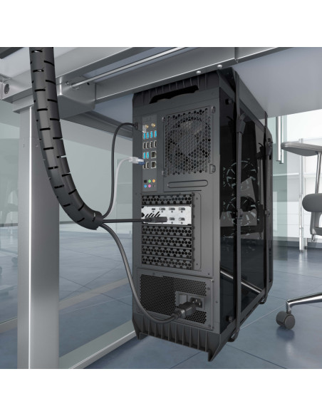 AISENS A151-0900 organizador de cables Universal Pasacables 1 pieza(s)