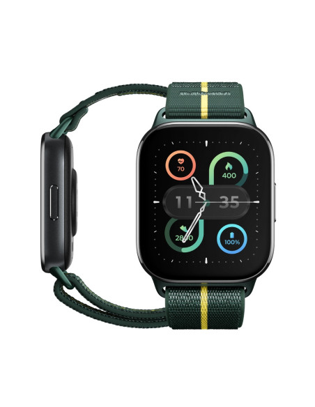 Motorola moto watch fit 4,83 cm (1.9") OLED 44.5 mm Digital Pantalla táctil Verde, Gris GPS (satélite)