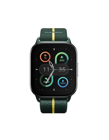 Motorola moto watch fit 4,83 cm (1.9") OLED 44.5 mm Digital Pantalla táctil Verde, Gris GPS (satélite)