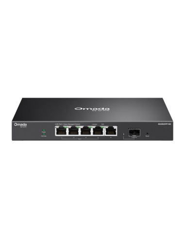 TP-Link ES206XPP-M2 switch Gestionado L2 2.5G Ethernet (100/1000/2500) Energía sobre Ethernet (PoE) Montaje en pared/escritorio 