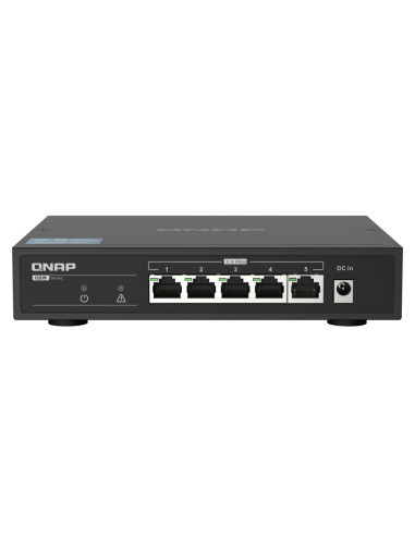 QNAP QSW-1105-5T switch No administrado Gigabit Ethernet (10/100/1000) Negro