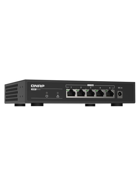 QNAP QSW-1105-5T switch No administrado Gigabit Ethernet (10/100/1000) Negro