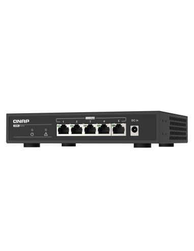 QNAP QSW-1105-5T switch No administrado Gigabit Ethernet (10/100/1000) Negro