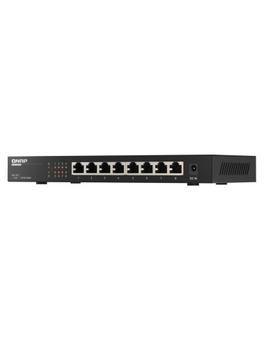 QNAP QSW-1108-8T switch No administrado 2.5G Ethernet (100/1000/2500) Negro