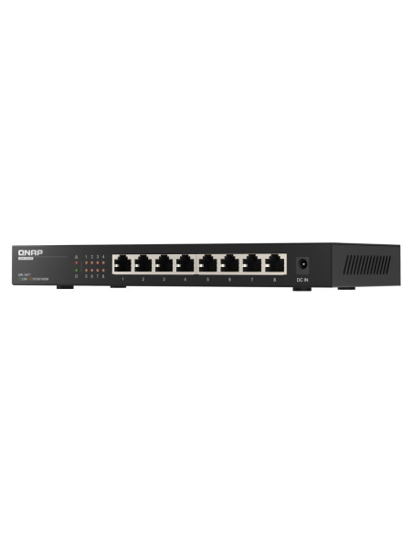 QNAP QSW-1108-8T switch No administrado 2.5G Ethernet (100/1000/2500) Negro