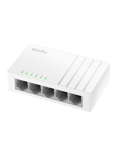Cudy FS105D switch No administrado Fast Ethernet (10/100) Blanco