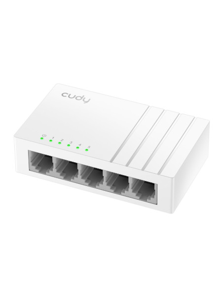 Cudy FS105D switch No administrado Fast Ethernet (10/100) Blanco